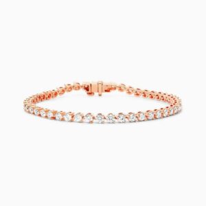 5 Carat Tennis Bracelet In A Three Claw Setting