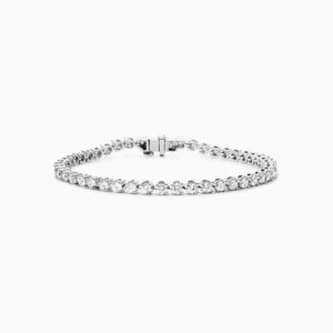 10 Carat Tennis Bracelet In A Three Claw Setting