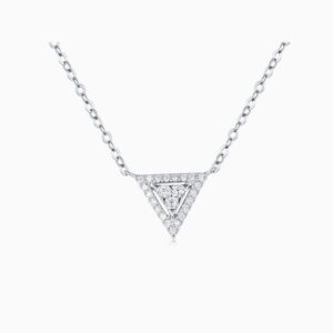 Triangle Diamond Necklace