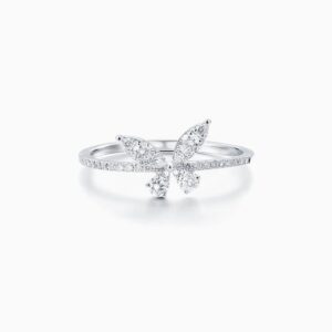 Diamond Butterfly Ring