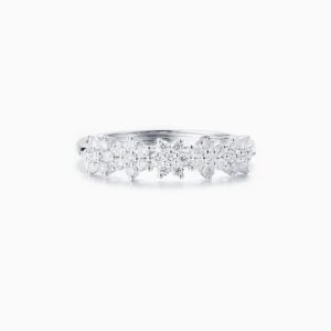 Floral Diamond Eternity Ring