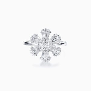 Flower Diamond Ring