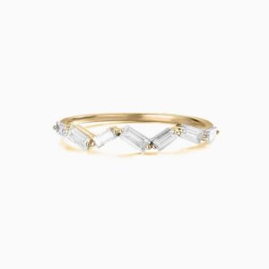 Zig Zag Baguette Ring