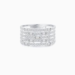 Five Bands Diamond Ring