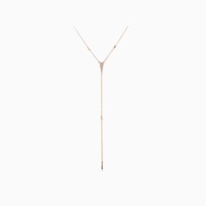 Triangle Diamond Lariat Necklace