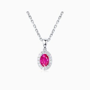 Ruby and Diamond Pendant