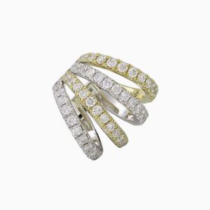 Two tone diamond cuff 950